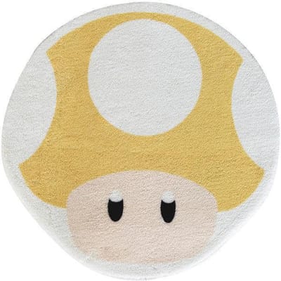 Cartoon Paddenstoelhoofd Huishoudelijk Absorberend Antislip Dik Imitatie Kasjmier Tapijt Slijtvast Vuil Warm Slaapkamer Beddeken 150 * 150CM [Crystal Fleece]