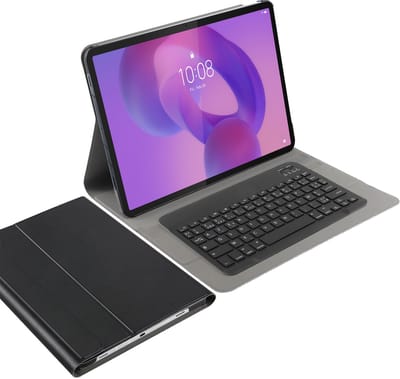 Cazy tablet Hoes met Toetsenbord geschikt voor Lenovo Yoga Tab Plus - AZERTY Bluetooth Keyboard Case - Zwart