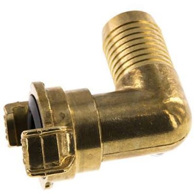 25 mm (1'') Slangpilaar Messing GEKA Tuinslangkoppeling Draaibaar Haakse Bocht