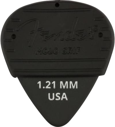 Fender Mojo Grip 351-Lichaamsvormig Dura-Tone Delrin 1.21 mm Nitrilrubber Sleeve Gitaarpicks 3-Pack