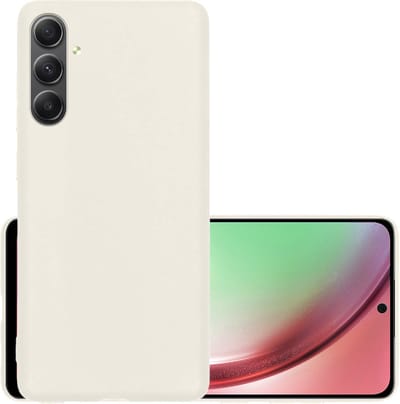 Hoesje - Geschikt voor Samsung Galaxy A54 - Sterk & Shockproof - Hoes Cover - Siliconen Case - Wit