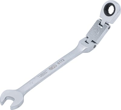 BGS Dubbelscharnierende ratelring-steeksleutel plooibaar 12 mm