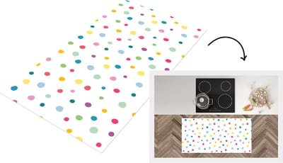 Keukenloper - Loper keuken - Confetti - Stippen - Patroon - 120x60 cm - Keukenloper vinyl