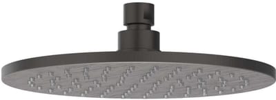 IVY Toebehoren Hoofddouche medium 20cm met antikalk nozzels RVS316 geborsteld carbon black PVD