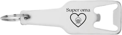 Akyol - super oma flesopener - Oma - liefste oma ever - oma en opa cadeau - familie cadeau - bedankje - bedank cadeau - 105 x 25mm