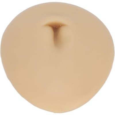 Modèle de nombril en silicone pour l'acupuncture, modèle de nombril humain souple pour la pratique du piercing
