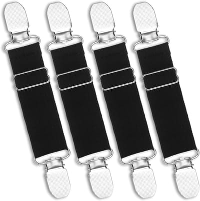 Set van 4 Verstelbare Handschoen Clips voor Kinderen, Riemen voor Handschoenen, Elastische Winteraccessoires, Duurzame Handschoen Bevestigingen