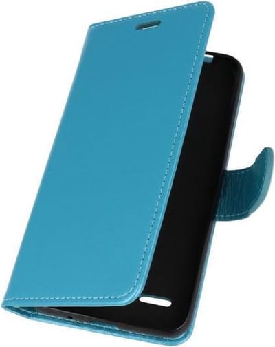 Turquoise Wallet Case Hoesje voor LG K8 2018