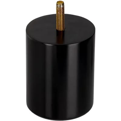 Duraline Meubelpoot Rond Hout Zwart Ø6,4x8cm Beuken Fsc 4pp