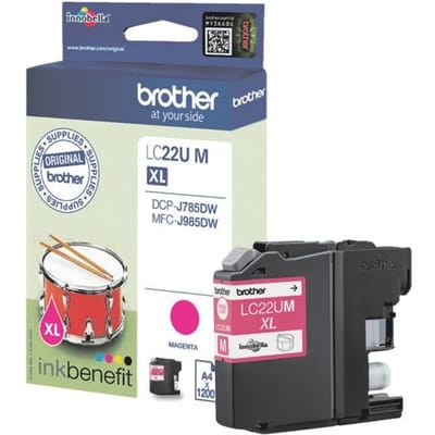 Brother LC22UM originele inktcartridge - magenta - hoge capaciteit (XL) - 1 stuk