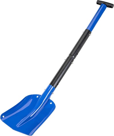 3-delige Opvouwbare Sneeuwschop 82,5 cm - Lichtgewicht Aluminium Schep voor Auto, Camping en Tuin - Inclusief Draagtas en IJskrabber