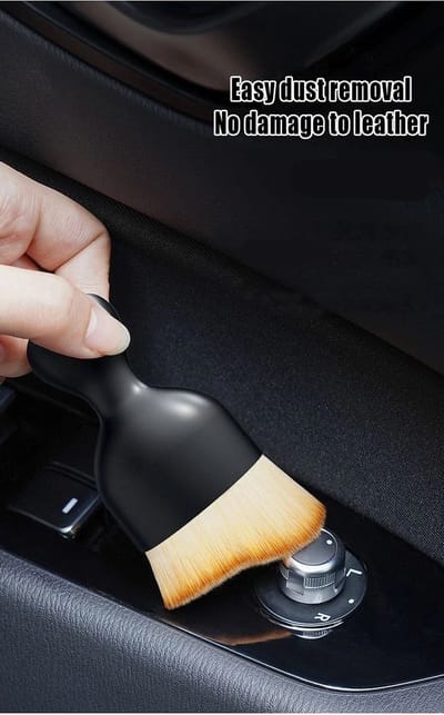 Auto interieur borstel - schoonmaken - stofverwijderen - dashboard kwast - geschikt voor auto en motor - interieur reiniger - multifunctioneel - IXEN