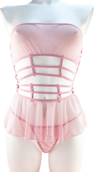 BamBella ® Sexy Erotische lingerie Kleding set - Maat S/M - pak vrouwe Roze