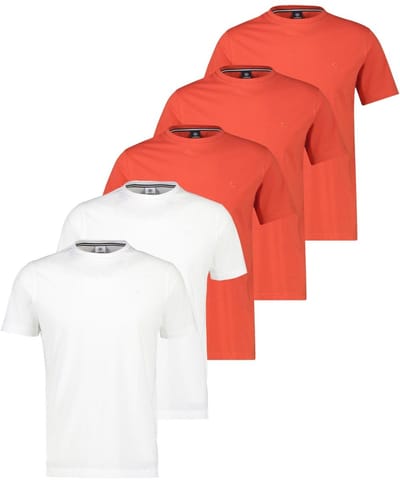 LERROS Heren t-shirt 5 pack Basic