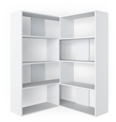 Vicco Laine Hoekrek – 170 x 142.4 cm Wit
