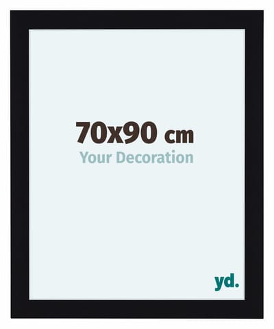 Your Decoration - Fotolijst 70x90 cm - MDF - Zwart Hoogglans - Como