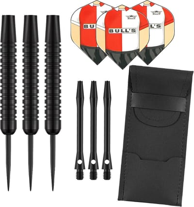 Darts Set Black - dartpijlen - Rotterdam - dart shafts - dart flights - 23 gram - dartspijlen