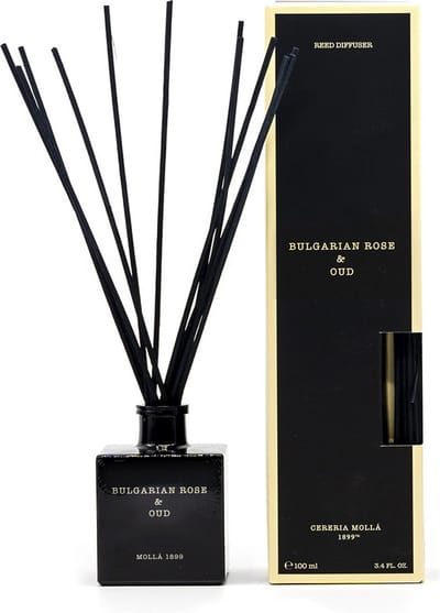 Cereria Mollà 1899 - Bulgarian Rose & Oud - geurstokjes - 100ml.