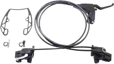 Fiets Achterrem - V-rem Hydraulisch - Veilig Fietsen - Nauwkeurige Controle - Standaard Maat - Zwart