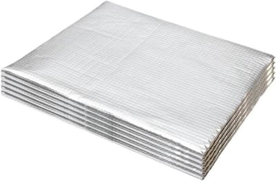 Geluidsisolatiemat Auto - Warmte isolatie - Rijcomfort Verbeteren - Dubbele Functie - 50x30cm - Zilverkleurig