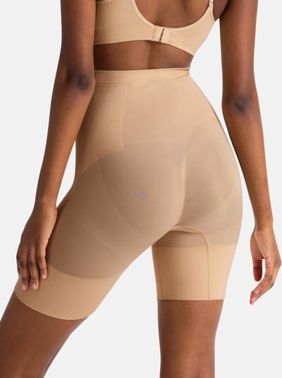 Dorina Shaping Short - Corrigerende boxershort - Absolute Sculpt - Naadloos - Midden bovenbeenlengte - S - Zwart
