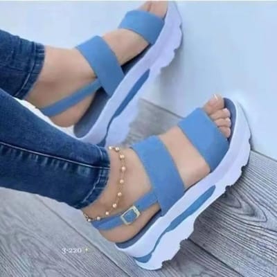 Zomer Nieuwe Dames Sandalen Lichtgewicht Sleehakken Schoenen Dames Sandalen Platform Schoenen Vrouwelijke Hakken Sandalias Mujer Casual Schoenen 37