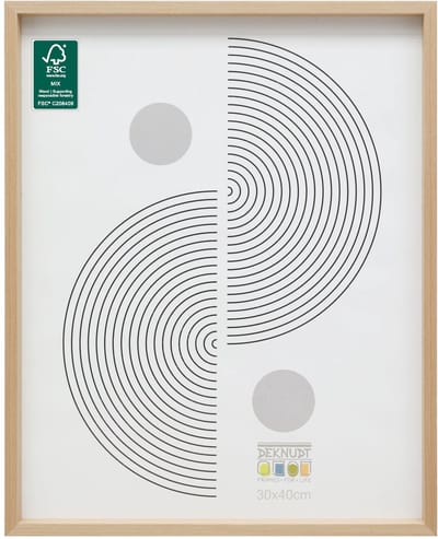 Deknudt Frames fotolijst - lichte houtkleur - strak - hout - FSC Mix - 30x40