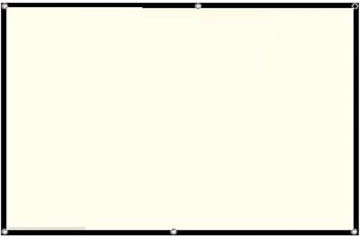 Projectiescherm - Wit raster - Film avond - Anti-licht reflecterend - 120 inch - Wit