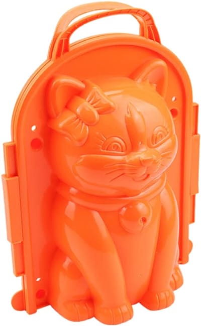 Sneeuwbalclip, vormpje voor sneeuwballen in de vorm van een kat, buitenspel voor de winter, speelgoed voor kinderen en volwassenen, willekeurige kleur, vormpje