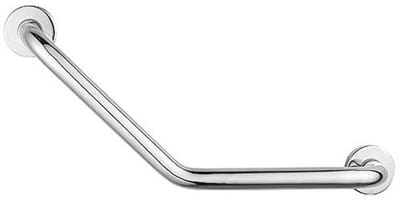 Badkamer Handgrepen - Veiligheidsleuning Douche - Verhoog Veiligheid - Antislip RVS - 48 cm Lengte - Zilver