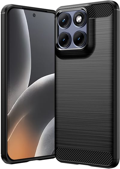 Coverup Hoesje - Geschikt voor Motorola Edge 70 Fusion Hoesje - Coverup Armor Brushed TPU Back Cover - Zwart