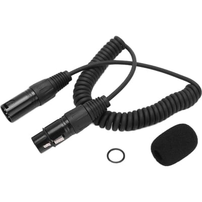 Headset Verlengingskabel Spiraalkabel 5-pins XLR-connector voor Airbus Luchtvaart Hoofdtelefoon