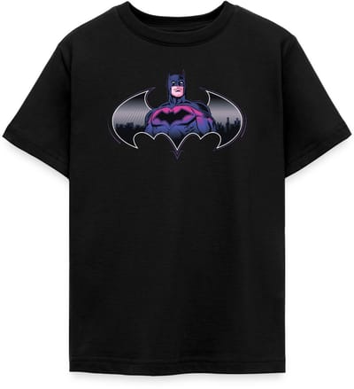 Batman Cool Ontwerp Met Logo En Roze Kostuum T-Shirt Tiener