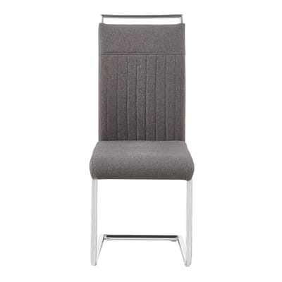 Eetkamerstoelen ERICA, set van 4 - donkergrijs