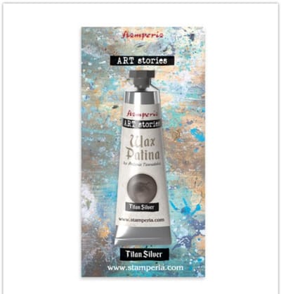 Stamperia - Wax Patina 40ml - Titan Silver