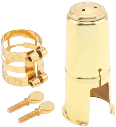 Dailygoods - Altsax - Saxofoon mondstuk - Hoogwaardige kwaliteit - Goud - Mondstukdop - Voor Alt-saxofoon - Geschikt voor saxofonisten
