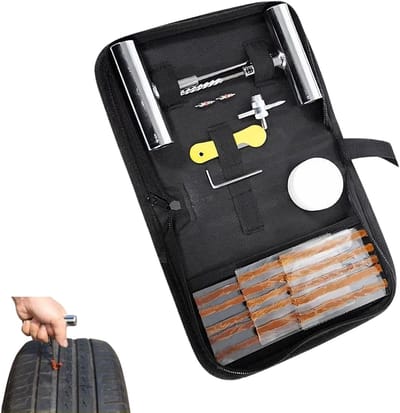 Complete Reparatieset voor Auto Banden, Draagbare Bandenreparatieset, Geschikt voor Diverse Voertuigen en Bandenherstel