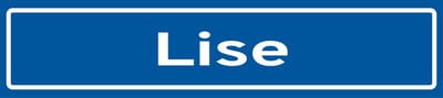 Fotofabriek Straatnaambord Lise | Straatnaambord met naam | Cadeau Lise
