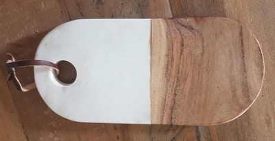 snijplank van marmer leuk voor tapas!