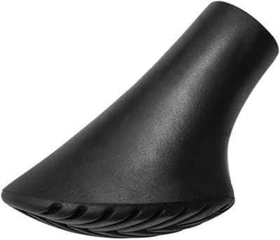 Wandelstok Doppen - Rubberen Buffers - Nordic Walking - Universele Pasvorm - 41 x 30 mm - Zwart