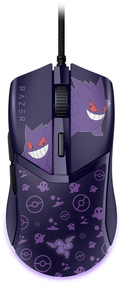 Razer Cobra - Gaming Muis - Bedraad en Lichtgewicht - RGB - 8500 DPI - Pokémon Gengar Edition