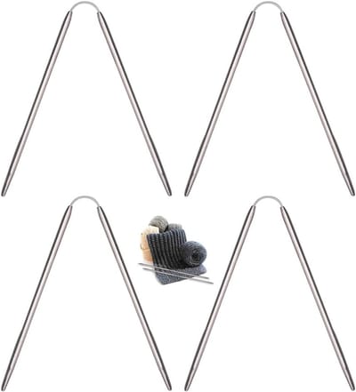 Verwisselbare Rondbreinaalden Set van RVS - 4 Stuks voor Diverse Projecten