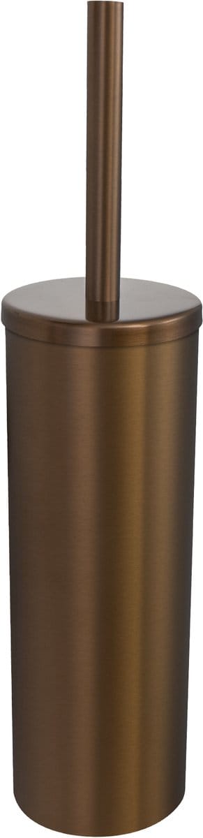 VDN Stainless Toiletborstel met houder - Toiletborstelhouder - Koper - Wc borstel met houder - RVS - Vrijstaand
