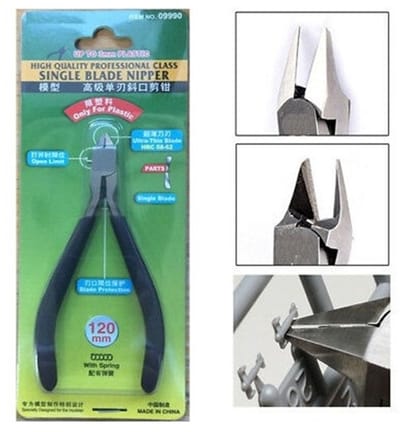 Master Tools Tangenset - 09990 Hoogwaardige Professionele Klasse Zijsnijder - Kniptang voor Modelbouw - Zwart Gereedschap