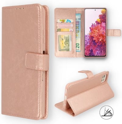 Casemania Hoesje Geschikt voor Sony Xperia 1 iii (3) Roségoud - Portemonnee Book Case - Kaarthouder & Magneetlipje