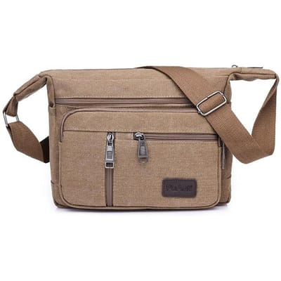 Heren Canvas Schoudertassen Casual Tote Travel Heren Crossbody Tas Luxe Messenger Bags Mode Hoge Kwaliteit Handtas