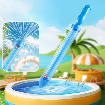 Waterpistolen Kinderen - Zomer Speelgoed - Buiten Spelen - Met Lichtfunctie - 45cm Lang - Blauw