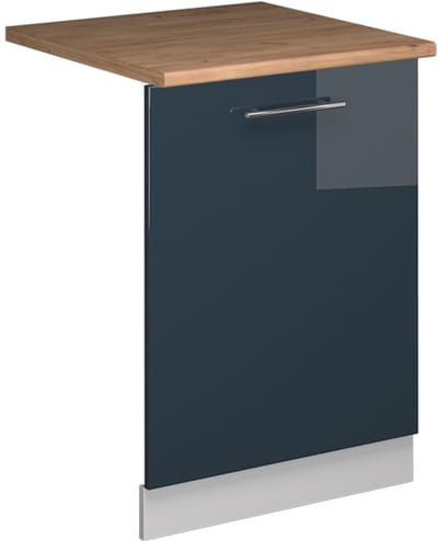 Vicco Fame-Line Vaatwasserfrontpaneel – 60 cm, WB Eik Donkerblauw hoogglans