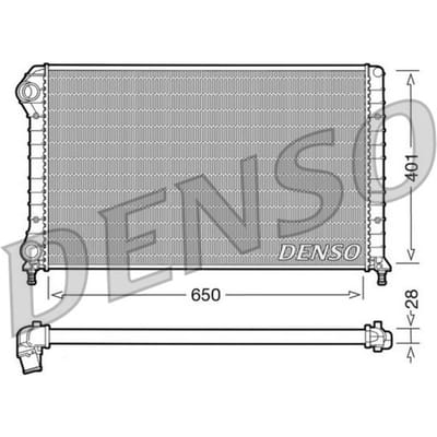 Radiator, motorkoeling DENSO DRM09061