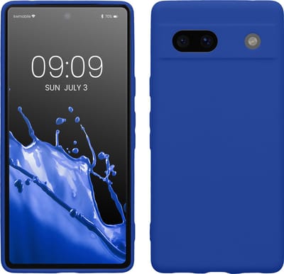 kwmobile telefoonhoesje geschikt voor Google Pixel 7a - Hoesje voor smartphone - Precisie camera uitsnede - In Baltisch blauw